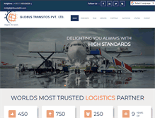 Tablet Screenshot of globusdelhi.com